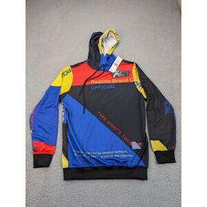 Reason Hoodie Mens Medium Graphic Pullover Modern Artwork Sweatshirt